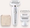 Braun Silk épil 9 Flex 9 002 Epilator Voor Vrouwen Met Flexibele Kop Voor Ontharen, Wit/goud online kopen