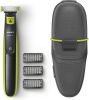 Philips Norelco Oneblade Qp2520/65 Baardtrimmer Nat En Droog Houtskool, Limoen online kopen