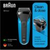 Braun 310s Series 3 Oplaadbaar Wet&Dry elektrisch scheerapparaat Blauw online kopen