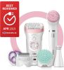 Braun Epilator Silk épil Deluxe Beauty Set 9 995 Deluxe 9 in 1 draadloze wet&dry ontharing voor gezicht en lichaam online kopen