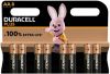 Duracell Alkalinebatterij AA Plus 100% 4 8 of 12 eenheden online kopen