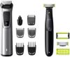 Philips Tondeuse MG9710/90 Multigroom Series 9000 & OneBlade Face+Body 12 in 1 premium trimset(set ) online kopen