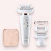 Braun Silk épil 9 Flex 9 002 Epilator Voor Vrouwen Met Flexibele Kop Voor Ontharen, Wit/goud online kopen