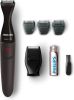 Philips Multifunctionele trimmer Series 1000 MG1100/16 volledig nat afneembaar, met dualcut precisietrimmer, detailtrimopzet en 3 precisie kammen online kopen