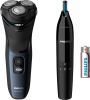 Philips S3134/57 series 3000 + neustrimmer Scheerapparaat Zwart online kopen