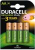 Duracell Oplaadbare Batterijen AA NiMH 1300 mAH 1.2 V/Stilo Mignon 4 stuks online kopen