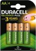 Duracell Oplaadbare Batterijen AA NiMH 1300 mAH 1.2 V/Stilo Mignon 4 stuks online kopen