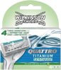 Wilkinson Sword Quattro Titanium Sensitive Scheermesjes 16 mesjes online kopen